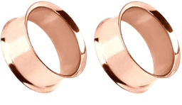 Pierced Owl Rose Gold Plated Stainless Steel Double